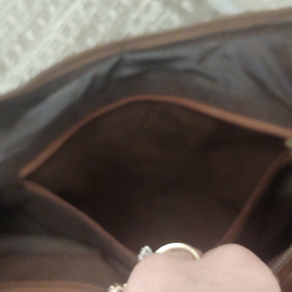 Landy Western Leather bag with beautiful bronze metal hardware - Picture 13 of 16